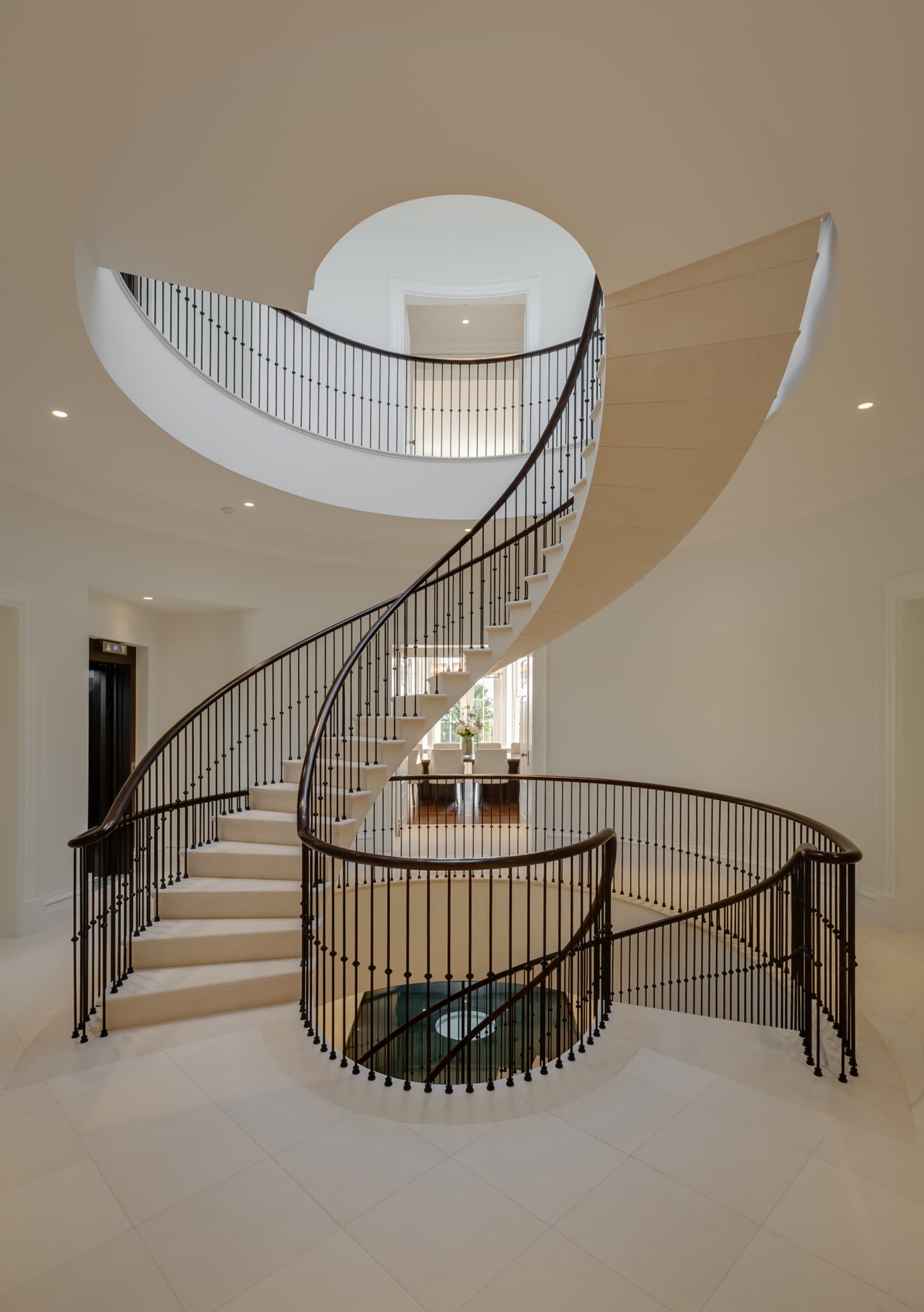 Camp End Manor stairs