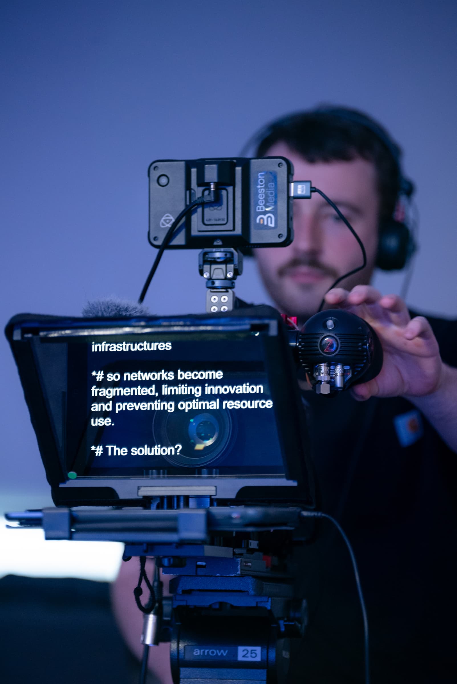 Matric - teleprompter bts